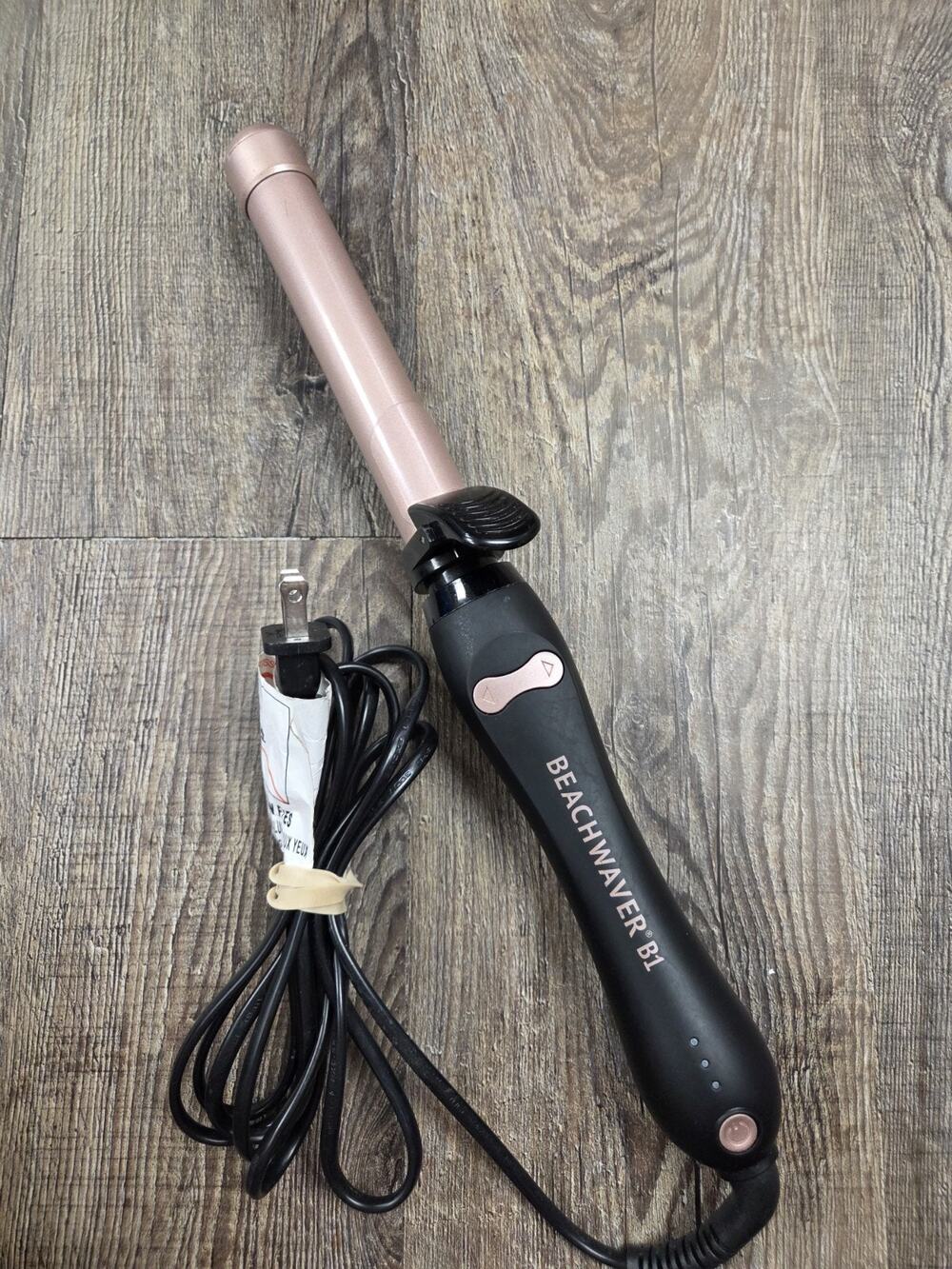 Beachwaver B1 Rotating Curling Iron 1 Inch Midnight Rose Black BW160BX Ceramic